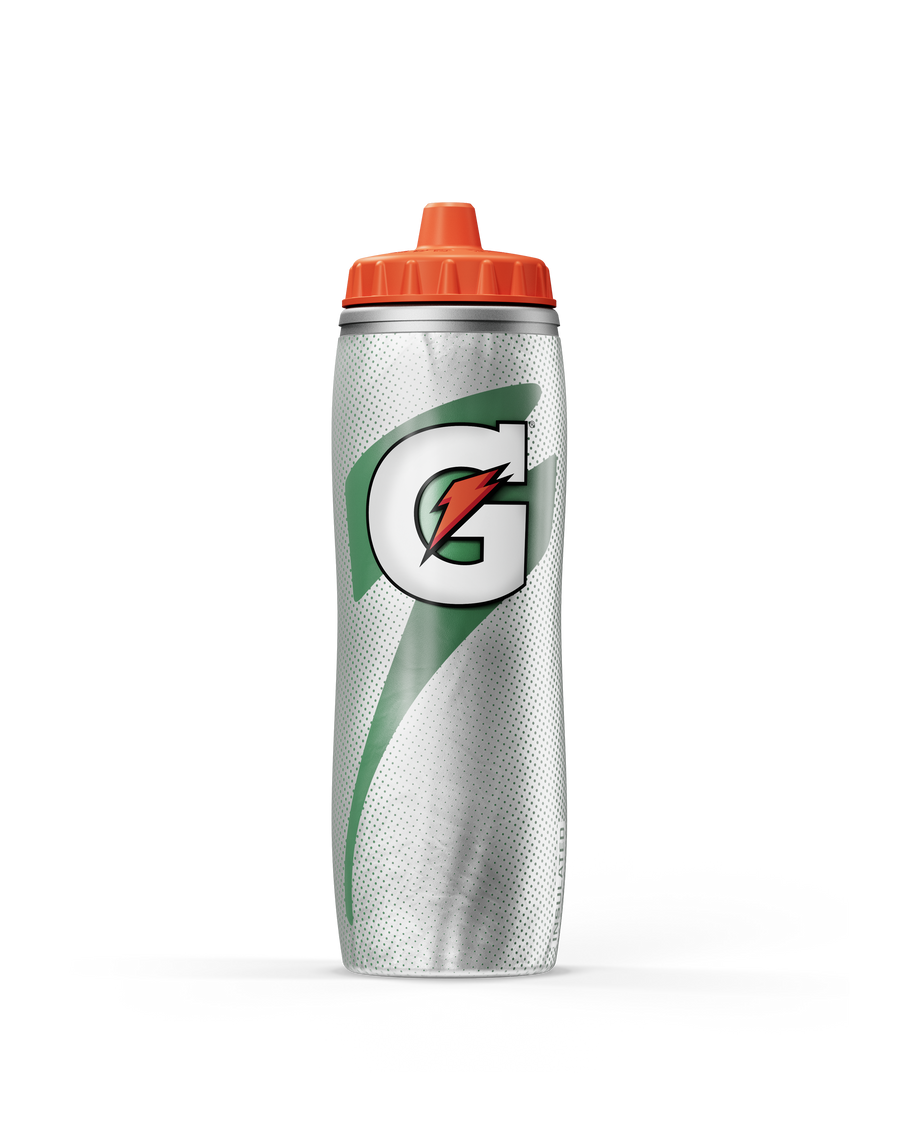 Red Insulated Squeeze Water Bottle G0